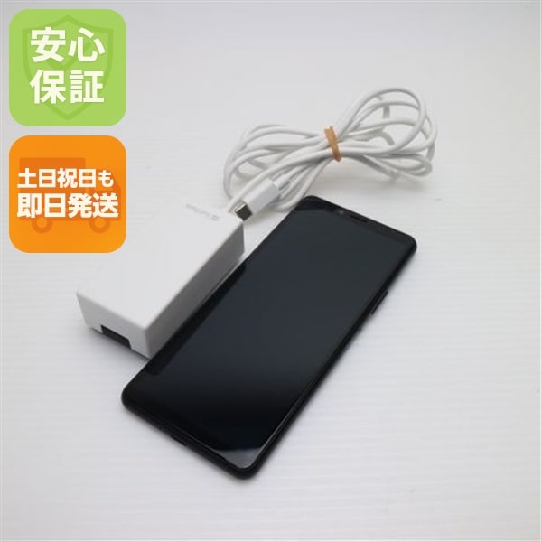 新品同様 SO-41A Xperia 10 II ブラック 白ロム 170