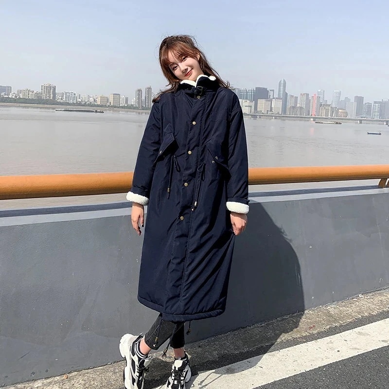 製品 気質 ボアコート レディース 中綿コート ロングコート モッズコート 裏ボア 裏起毛 トレンチコート 長袖 ゆったり 厚手 立ち襟 暖かい 物 ファー付き 4,101円