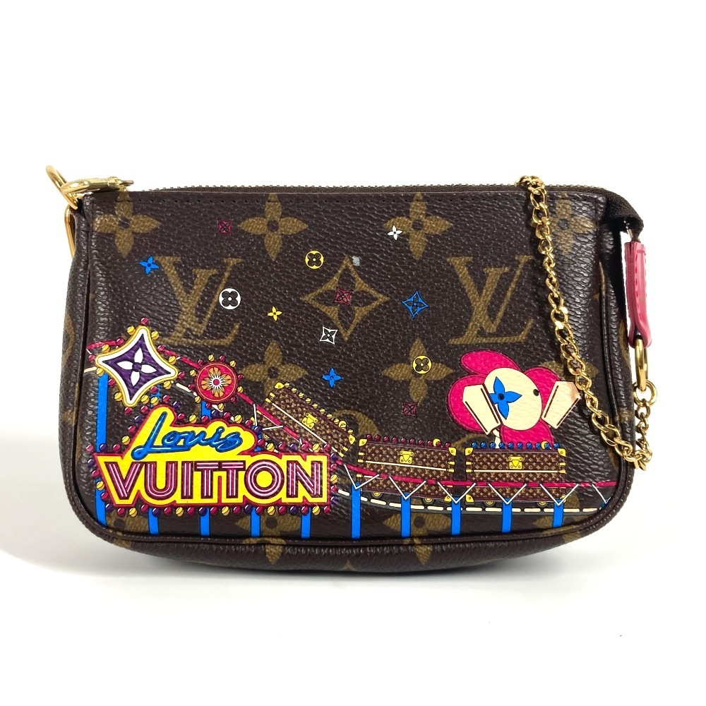 ハンドバッグ M69752 ミニ・ポシェット・アクセソワール モノグラム ヴィヴィエンヌ トートバッグ カバン 肩掛け ショルダーバッグ モノグラムキャンバス ブラウン