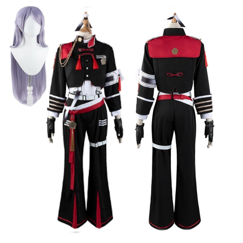 弦月藤士郎 コスプレ 衣装 新衣装 甲斐田晴 長尾景 バーチャルYouTuber VTuber ウィッグ 追加可能 コスチューム 変装 仮装 大人用