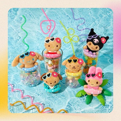 サンリオまとめ売り セット キティ クロミ シナモロール 日焼け ギャル ガチャ ガシャポン (R) に「サンリオキャラクターズ みんなでバカンス