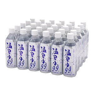 温泉水99 ペットボトル 500ml × 30本 (1箱) SOC(エスオーシー) ナチュラルミネラルウォーター 天然 アルカリイオン水