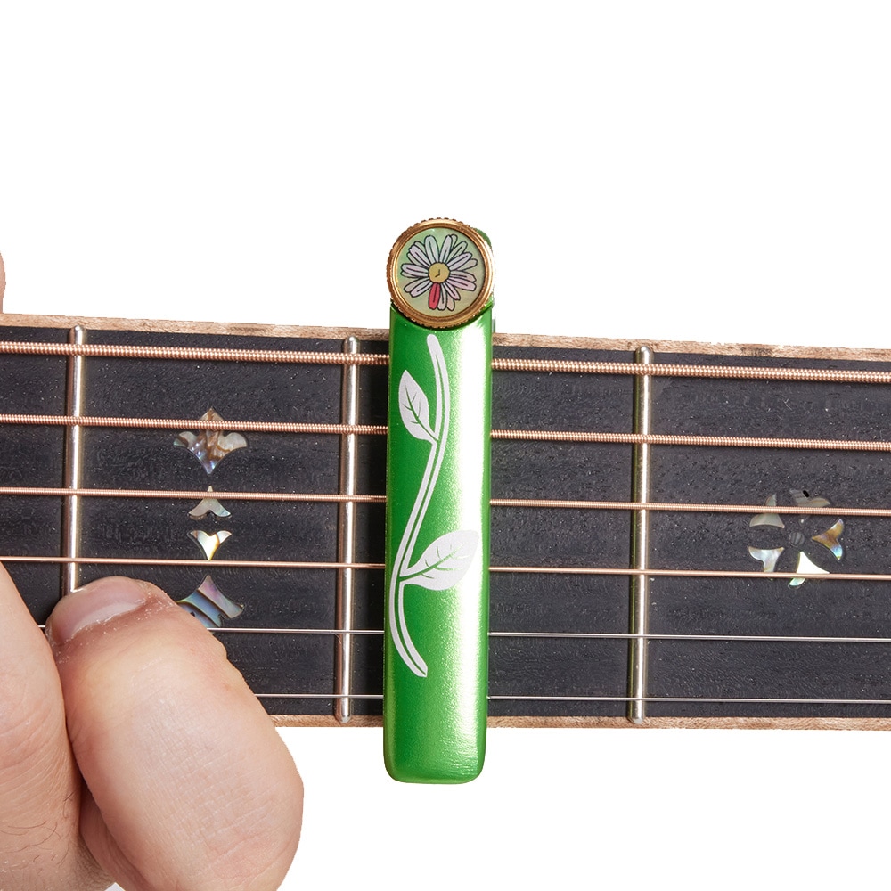 Jstaff シリーズ ギターカポタスト ワンタッチ式 軽量型金属カポタスト J1S アルミ製 テーマモデル デイジー