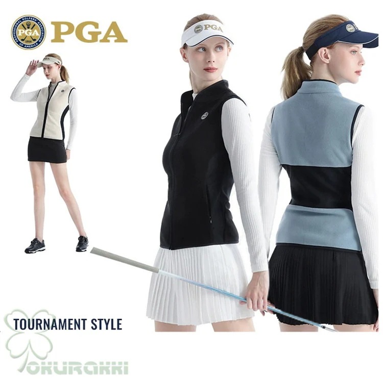 ゴルフベスト レディース ジャケット ゴルフウェア ポア 防風 保温 秋冬 スポーツウェア 女性用 カジュアル2411glnjk19