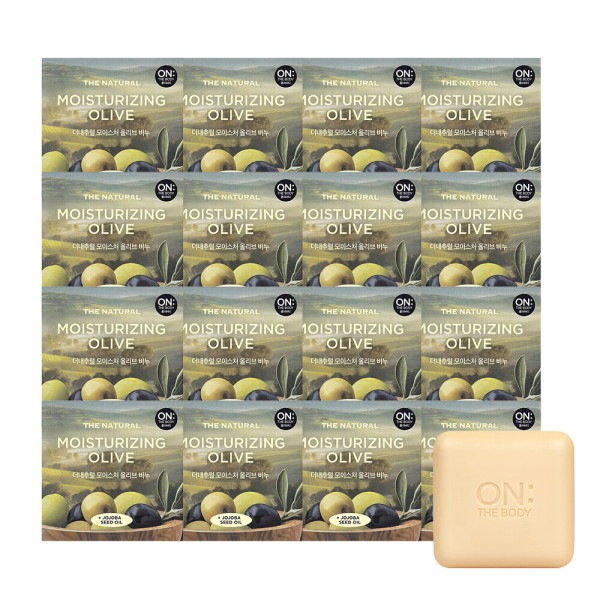 オンザボディ ザナチュラルオリーブ石鹸 90g 16個(4入 4セット)