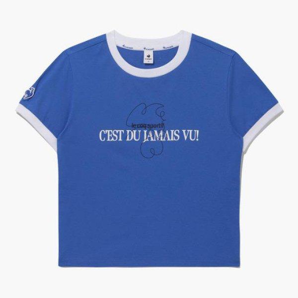 半袖Tシャツ JQS QQ122TRS31-BLU ウーマンズリンガー半袖Tシャツ / BLU