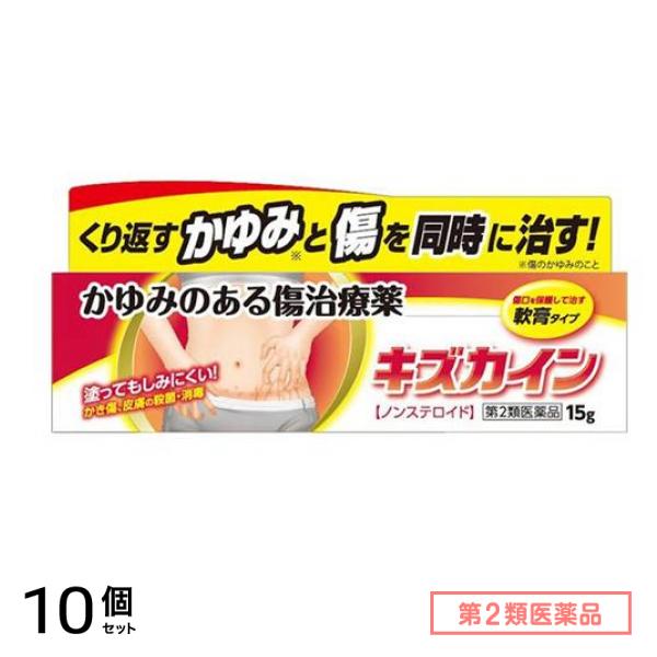 第２類医薬品 キズカイン 15g 10個セット