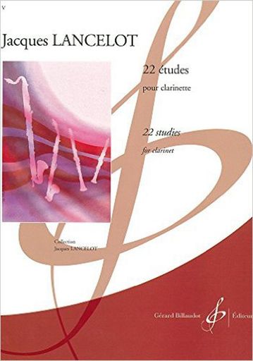 ランスロ: 22の練習曲 (20のやさしい練習曲に基づく組曲)/ビヨドウ社/クラリネット教本・練習曲