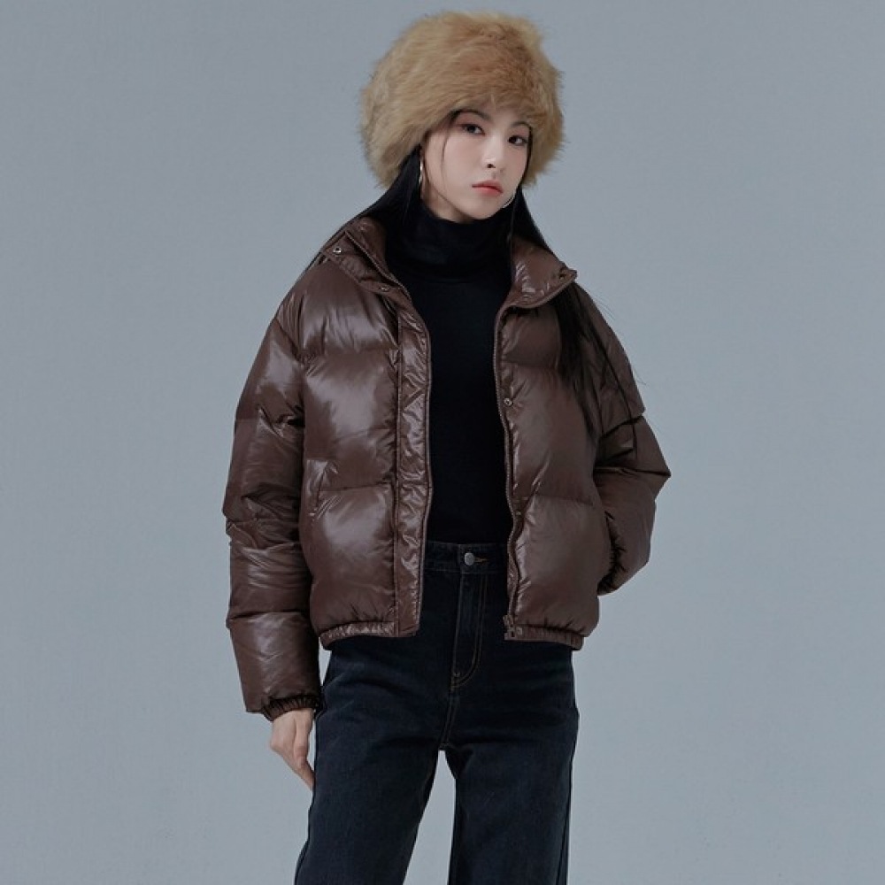 (チェースカルト) 女性用光沢パファーパッド入りジャンパー-CFRG4772D08