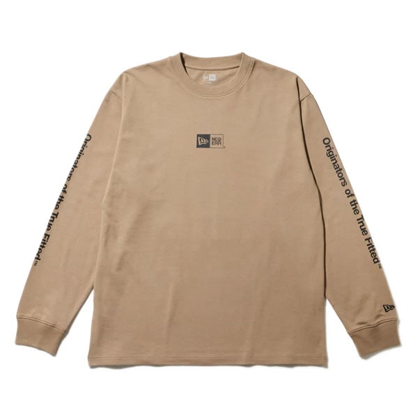 ニューエラ NEW ERA 長袖 コットン Tシャツ Originators of the True Fitted ミルクティー レギュラーフィット 14324711