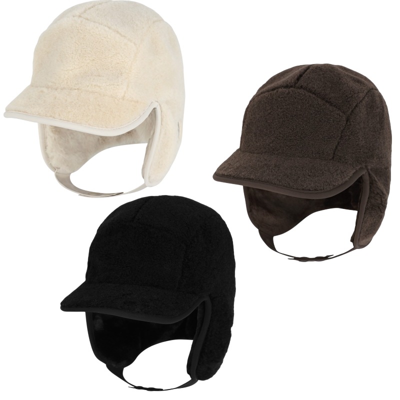 【25年最新・正規品】PUFFY FLEECE EARMUFF EX CAP 超軽量ふわふわ防寒 耳あて一体型 NE3CR56L/56J/56K