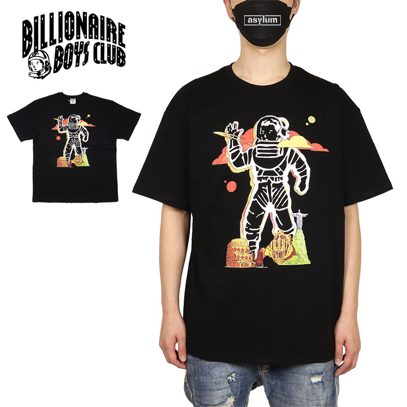 ビリオネアボーイズクラブ Tシャツ BILLIONAIRE BOYS CLUB 半袖 トップス メンズ レディース ブランド 大きいサイズ おしゃれ 黒 ストリート 007