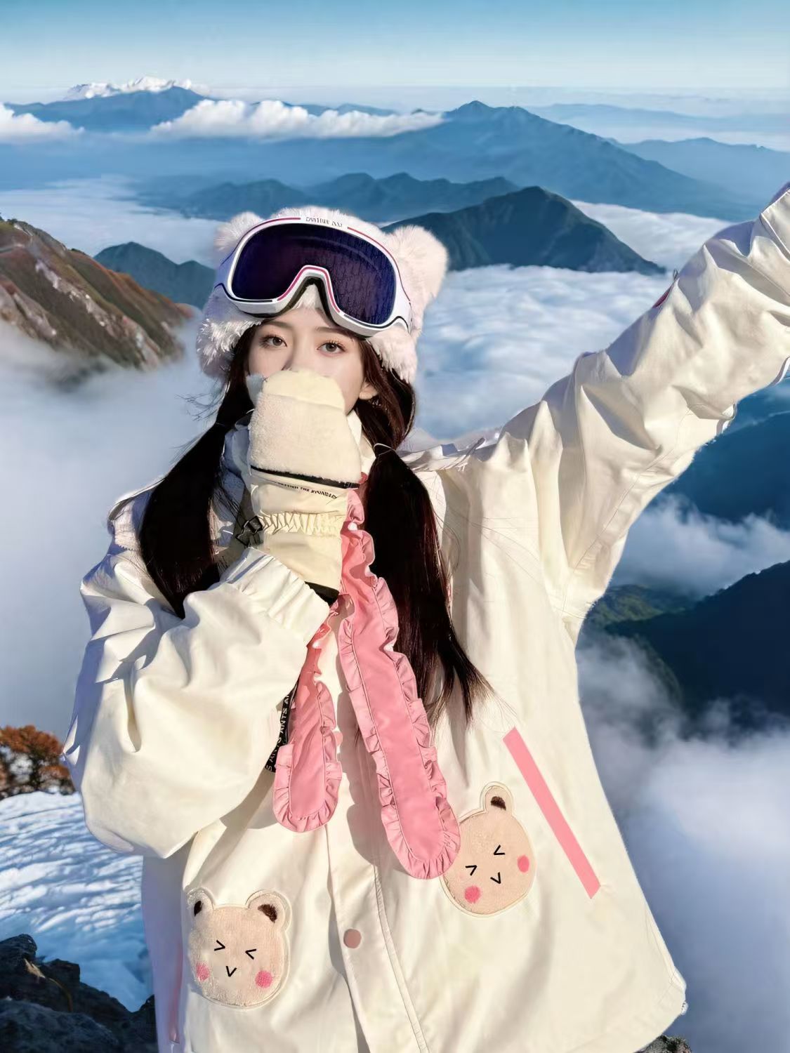 スノーボードウェア 2024 2025 上下セット レディース メンズ ジャケット アウター パンツ スウェット スノボー スキーウェア スノボウェア 韓国風