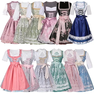 売れ筋ハロウィーンカーニバルド今週の割引は 25% オフですイツオクトーバーフェスト衣装分割サスペンダースーツバイエルン女性パフ