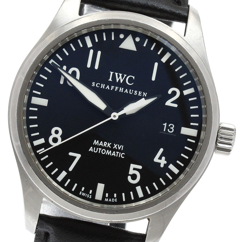 IWC IWC SCHAFFHAUSEN IW325501 パイロットウォッチ マークXVI デイト 自動巻き メンズ _905197【中古】