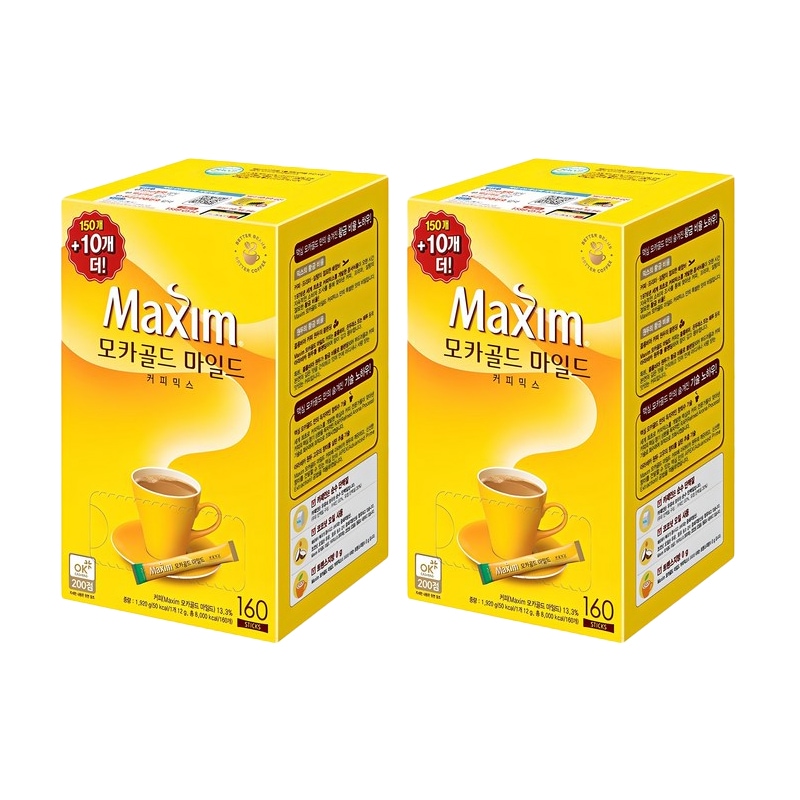 【1+1】モカゴールドマイルドコーヒーミックス 160個