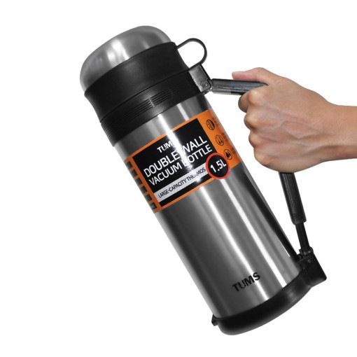 Tanker 大容量保温/保冷瓶1.5L (10.5x31.3) /ステンレス304/韓国人気/キャンプ/登山/ピクニック/