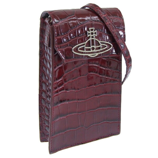 ヴィヴィアンウエストウッド バッグ レディース ショルダーバッグ レッド CROCODILE THIN LINE ORB PHONE BAG 5303000OL0039I401 VIVIENNE WE 22,740円