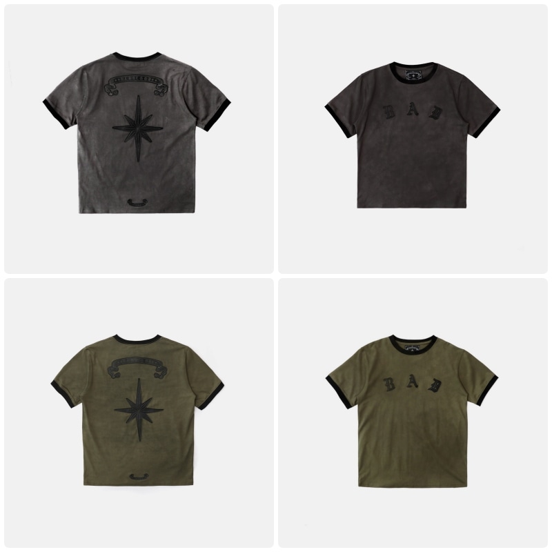 【BADBLOOD】[UNISEX] COSMO BAD PATCH RINGER T-SHIRT : 2COLORS 9,800円