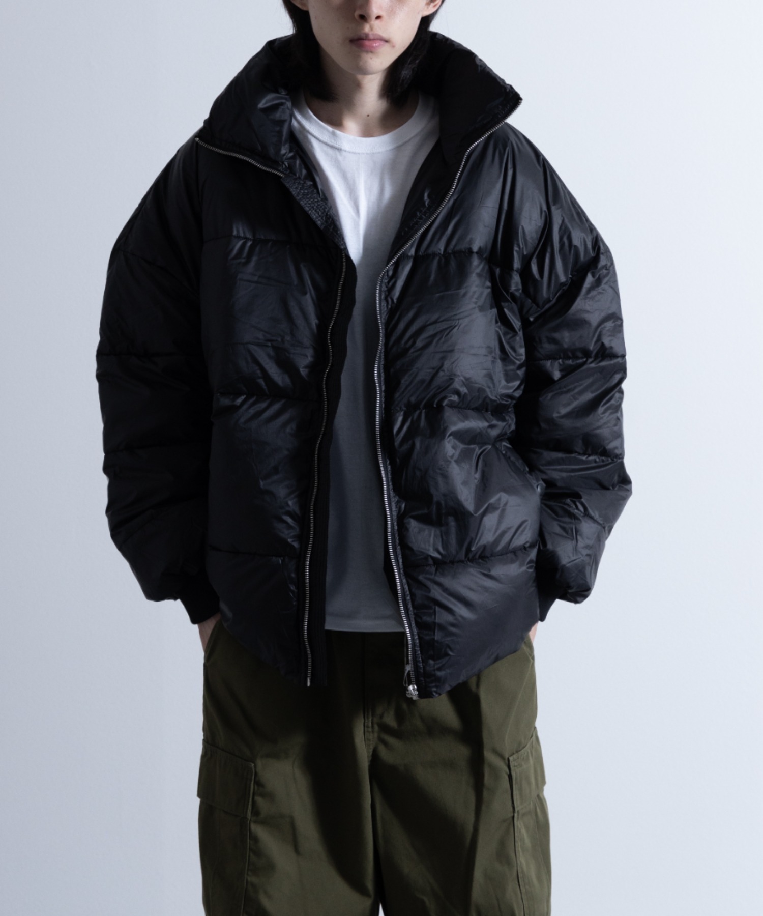 ルーズシルエット バブルダウンジャケット