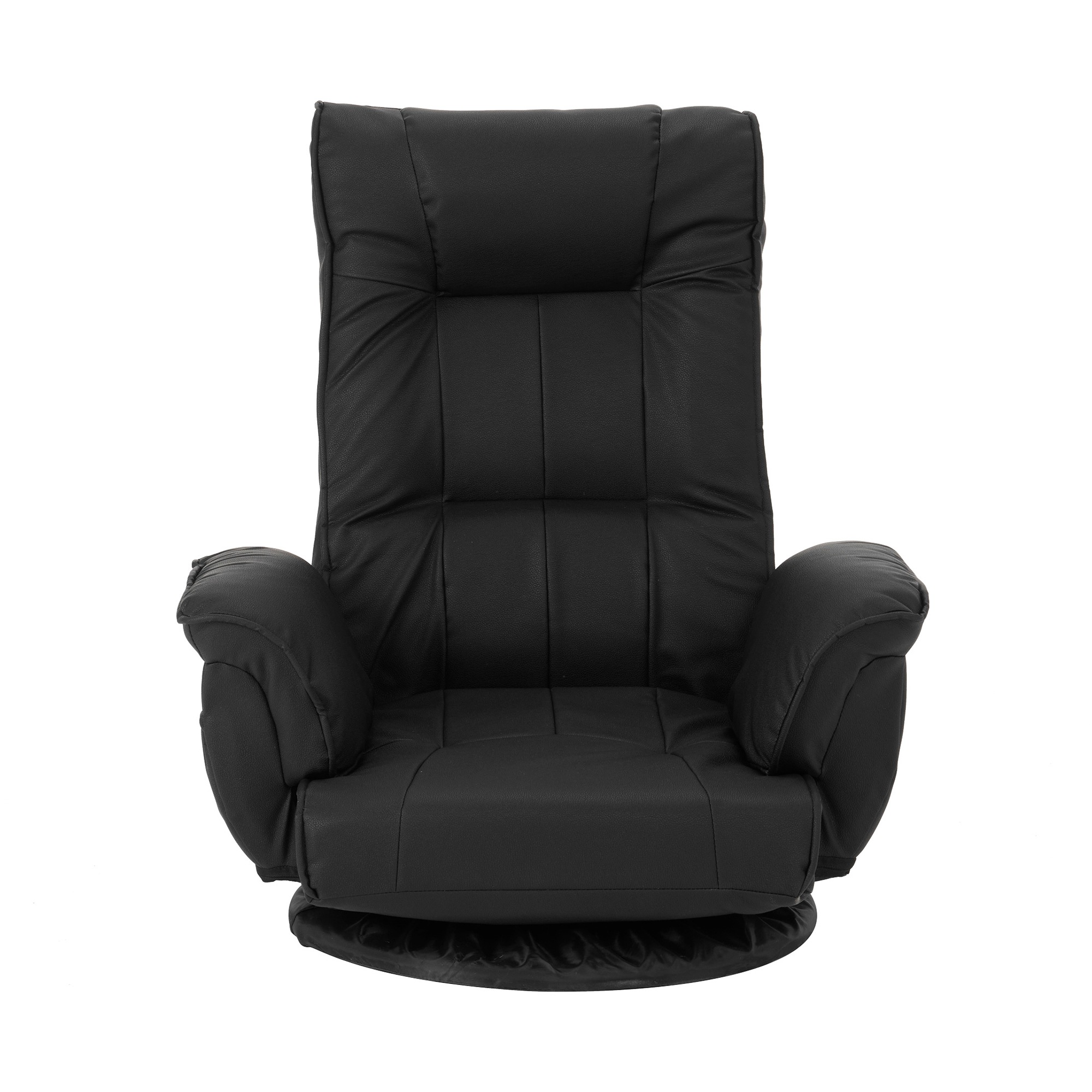 【2点購入で150OFF】『今だけ！クーポンご利用激安』【PUレザー】回転式座椅子 肘掛け ハイバック 座いす リクライニング 1人掛けソファー フロア ソファー リラックスチェア 折りたたみ リクラ 9,829円