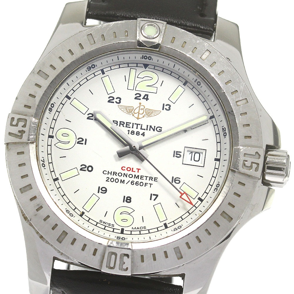 ブライトリング BREITLING A74388 コルト デイト クォーツ メンズ _844884【中古】