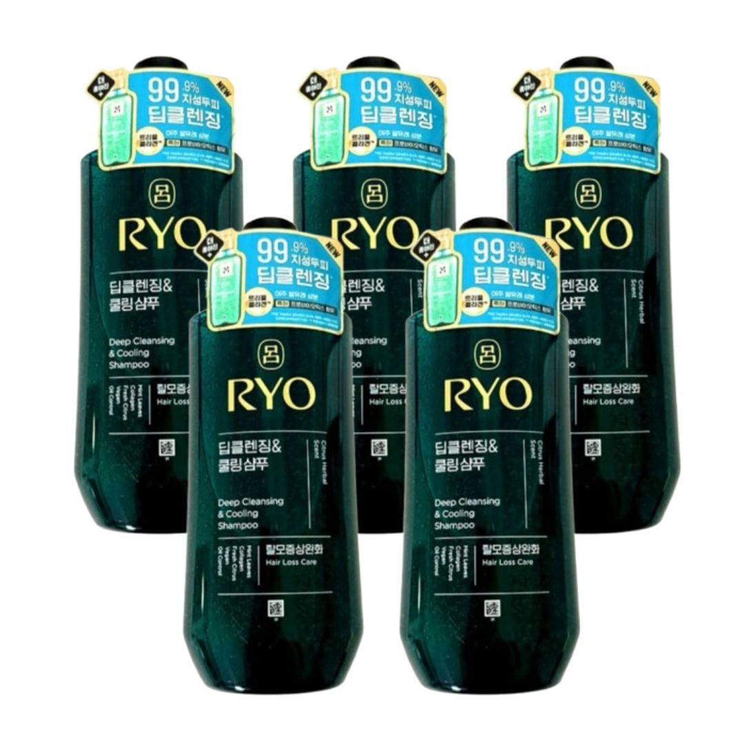 リョ チョンア ディープ クレンジング＆クーリング 脱毛症状緩和シャンプー シトラスの香り480ml5