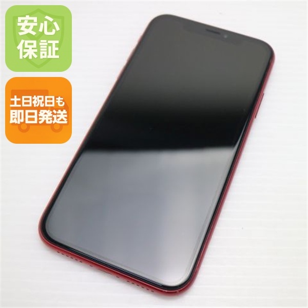 美品 SIMフリー iPhoneXR 64GB レッド RED Apple 38