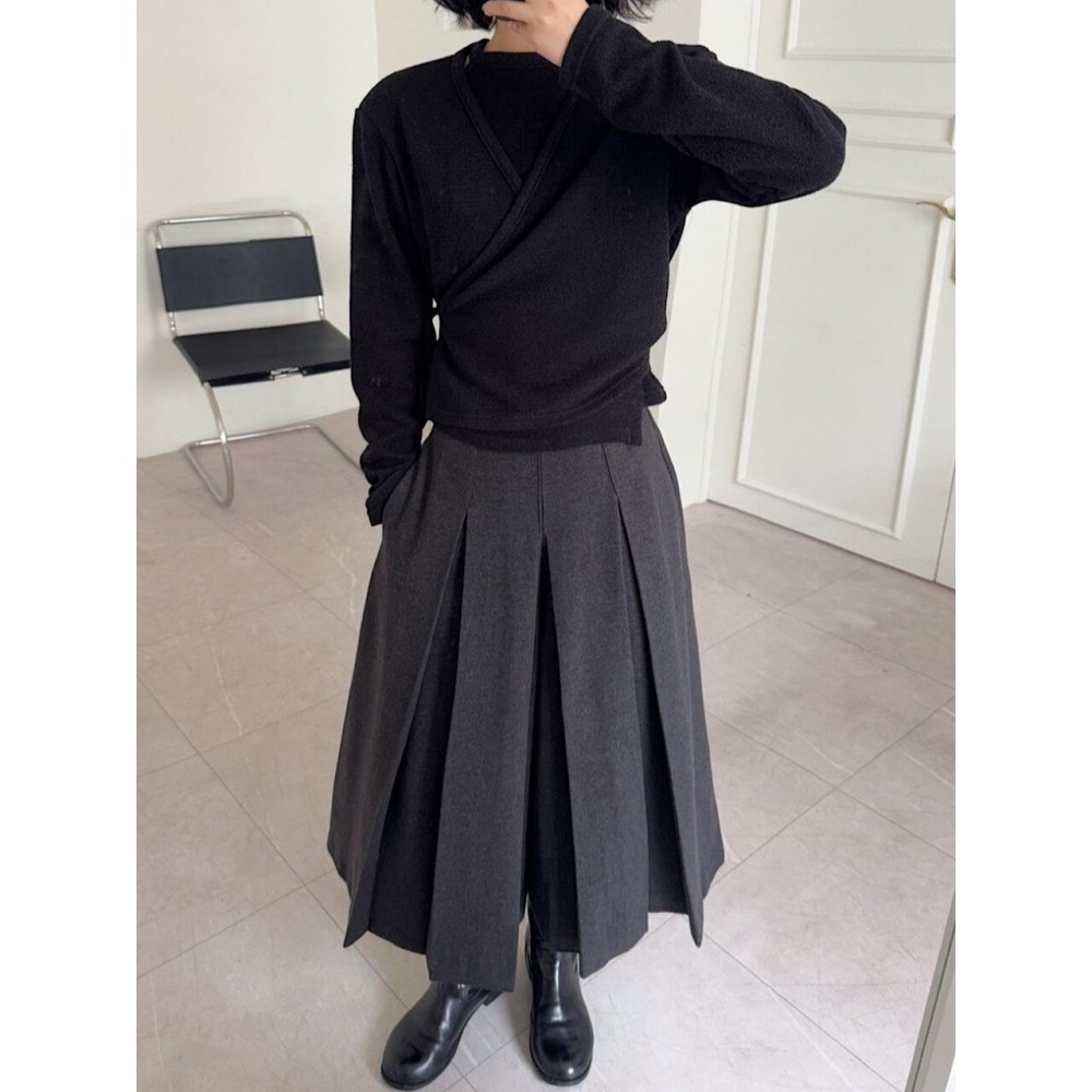 apoem ウールスカートパンツ (2C)