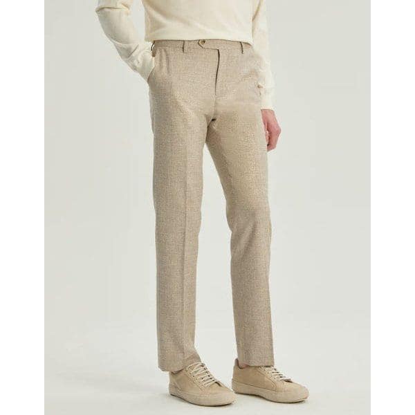 [26SS] [MARZOTTO] ベージュ コットン混紡 セットアップ パンツ (DMPA6A061I2)