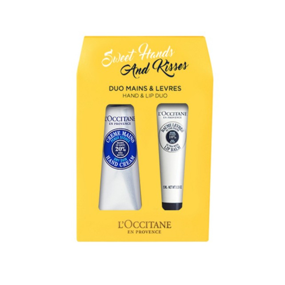 [正規品] シアバター ハンドクリーム 30ml + リップバームデュオセット