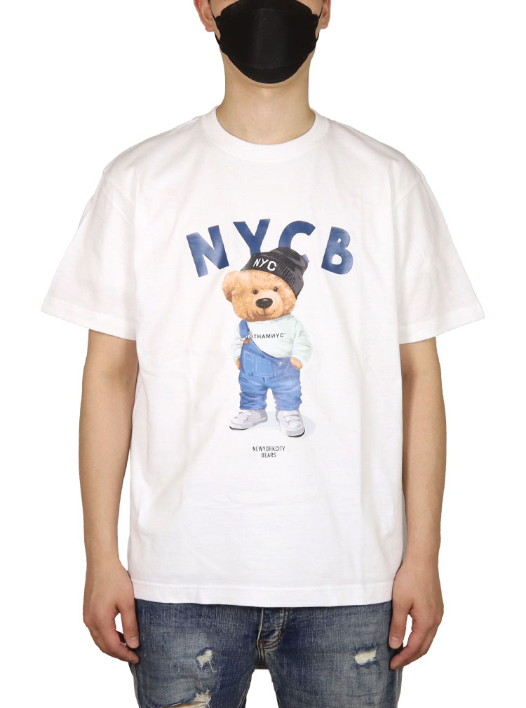 ゴッサム NYC エヌワイシー Tシャツ GOTHAM NYC 半袖Tシャツ メンズ レディース ブランド 大きいサイズ おしゃれ 白 黒 綿100% ストリート
