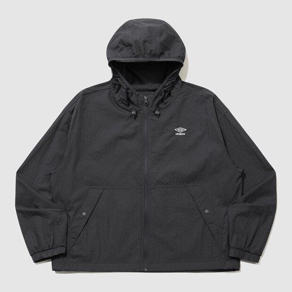 コージーコア ウーマン 軽量 ナイロン フード ジャケット ダーク チャコール UR222CJK69 DCH0