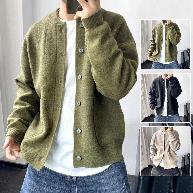 カーディガン メンズ 秋冬 薄手 長袖 ニットカーディガン アウター 羽織 着痩せ トップス 暖かい お兄系 20代 30代 カジュアル 7,902円
