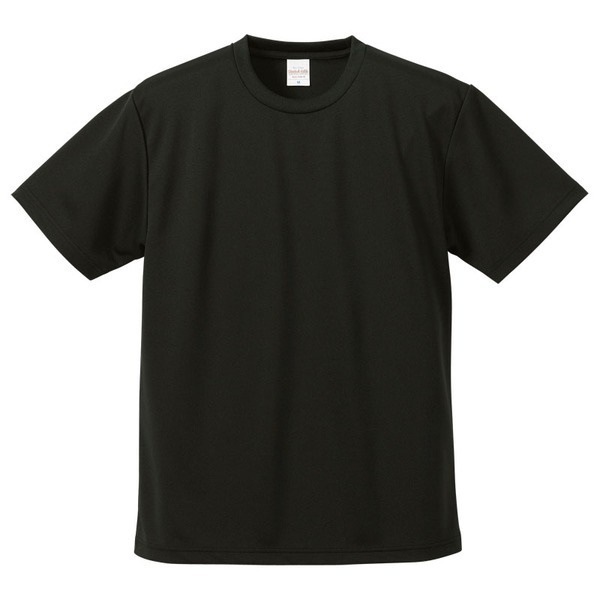 UVカット/吸汗速乾/5枚セット/4.1オンスさらさらドライ Tシャツ ブラック XXL