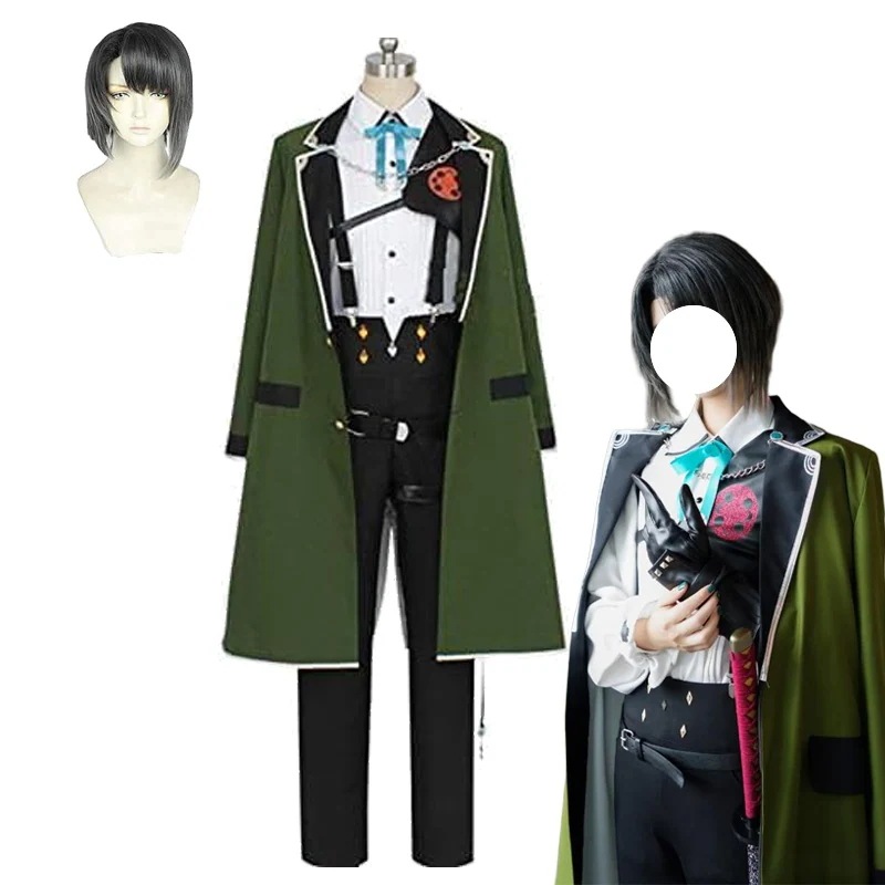 刀剣乱舞 コスプレ衣装 松井江 コスプレ衣装 まついごう 内番 打刀 お盆 プレゼント 祭り 変装 ステージ 変身 仮装 ステージ服 舞台 ハロウィン ク