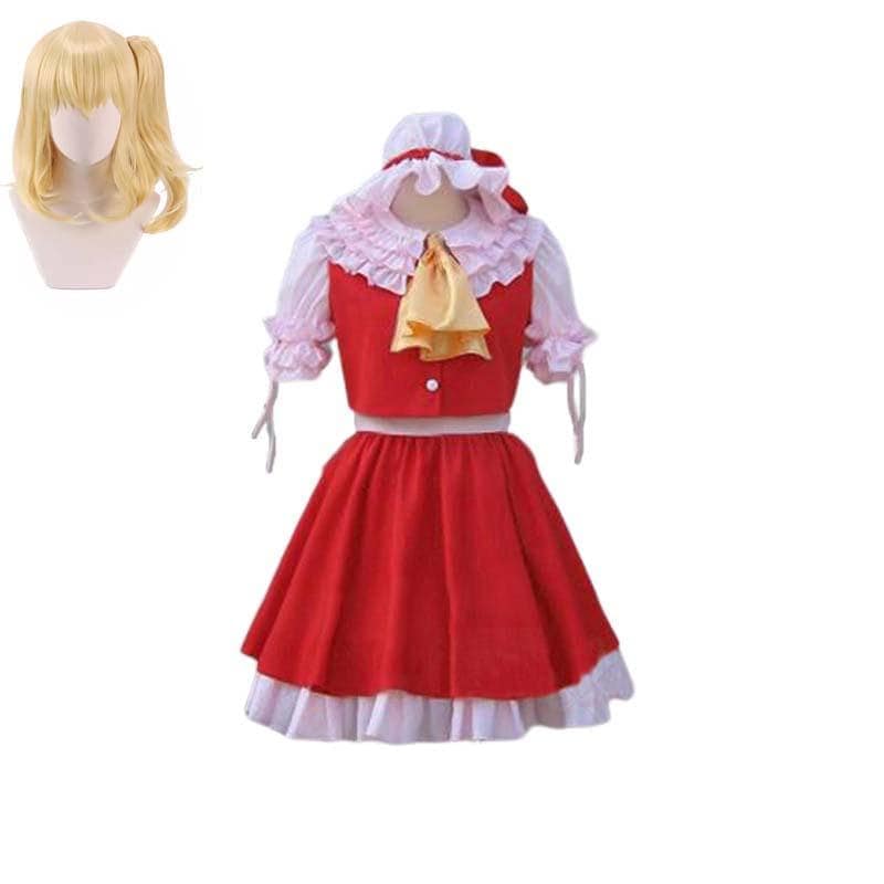フランドール スカーレット 紅魔館 お嬢様 ヴァンパイア コスプレ衣装 東方Project フランドール コスチューム フラン 学園祭 イベント