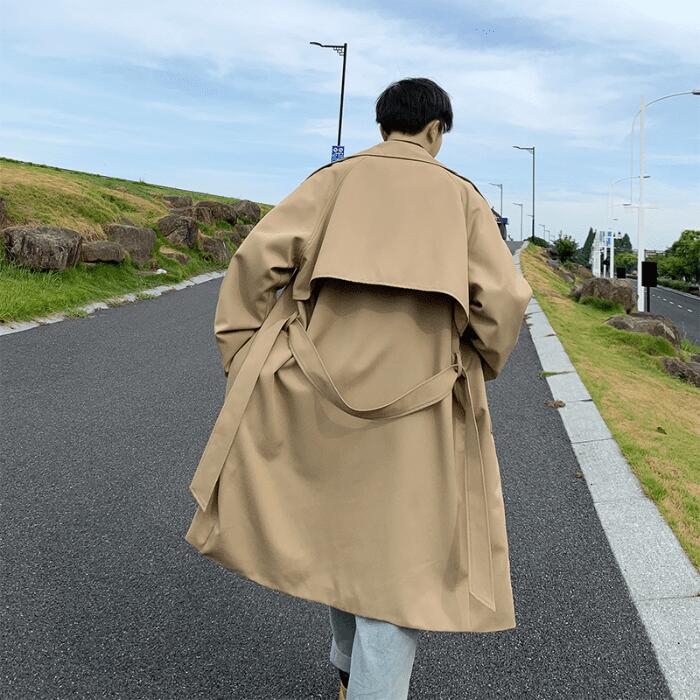 早い者勝ち！ 新作入荷 アウター 全3色 メンズ トレンチコート ジャケット ロング 人気 高校生 中学生 韓国 b12879