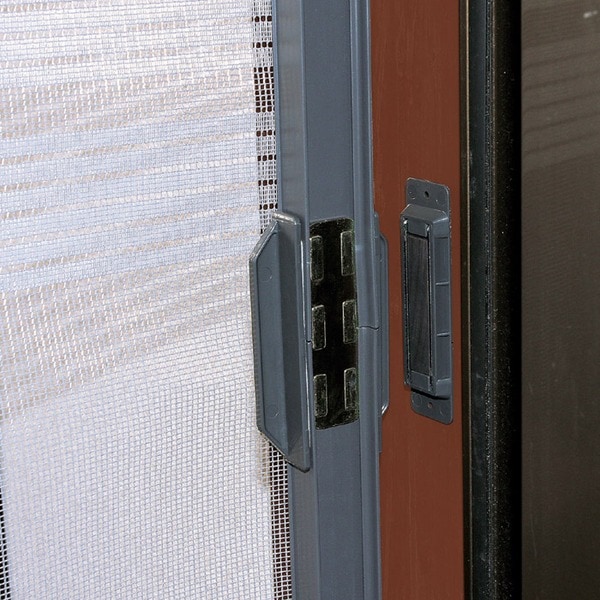 スライド式網戸 全開式玄関網戸 適応サイズ：約幅68cm94cm マグネット開閉 簡単設置 日本製 虫よけ対策 蚊除け 害虫対策