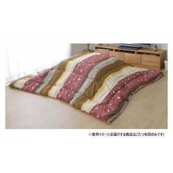 こたつ布団 正方形 単品 和柄 ウサギ柄 ローズ 約205x205cm 1160300250103