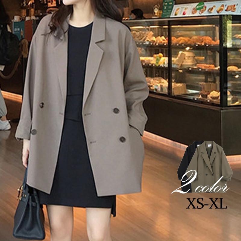 テーラードジャケット レディース スーツジャケット 長袖 アウター カジュアル ゆったり 大きいサイズ 着痩せ 通勤 学生 韓国風 秋 おしゃれ 5,491円