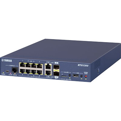 他サイト： 【新品/在庫あり】YAMAHA 10ギガアクセスVPNルーター RTX1300 中規模拠点向けVPNルーター ヤマハの商品画像
