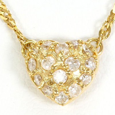 ネックレス K18 18金 YG イエローゴールド ダイヤ 総重量約5.2g 約40cm