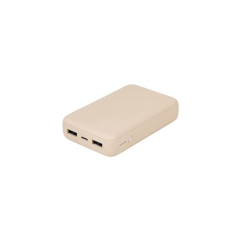 オウルテック モバイルバッテリー 10,000mAh 大容量 小型 軽量 USB Type-C入出力 かしこく充電 低電圧モード iPhone iPad スマートフォン タブレット対応 PSE適合商品