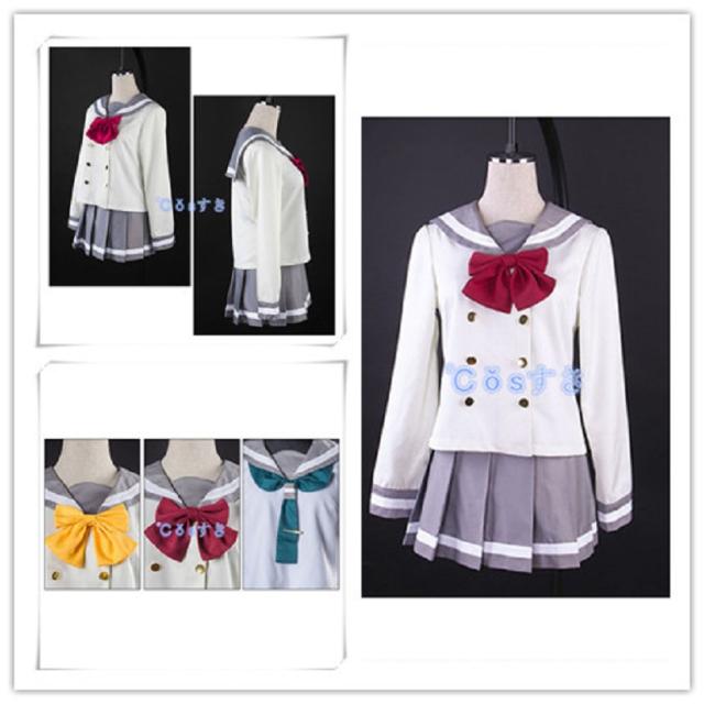 【新品開催 】ラブライブ サンシャイン lovelivesunshine　 Aqours 秋制服　セーラー服　 イベント　 コスチューム コスプレ衣装 cosplay衣装