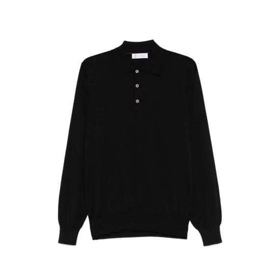BRUNELLO CUCINELLI Men Polo Shirts M29800135 CH101 BLACK
