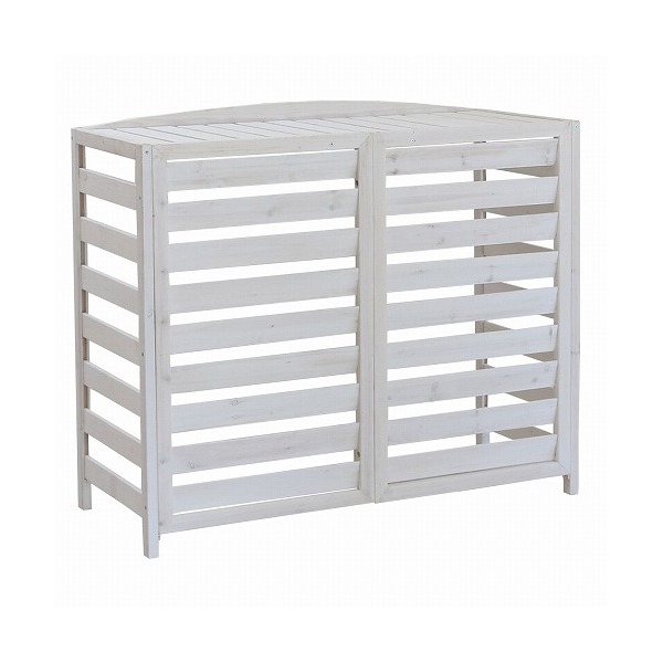 住まいスタイル 逆ルーバー 室外機カバー エアナ 幅108cm ホワイト AC-L1080WHT メーカー直送