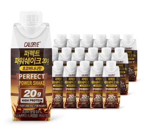 パーフェクトパワーシェイク20gチョコバナナ味250mlx18個