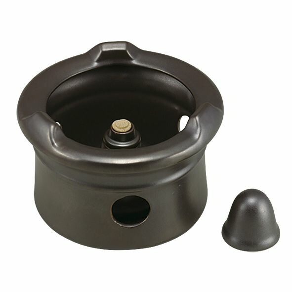 カンダ 黒釉丸型コンロアルコール用