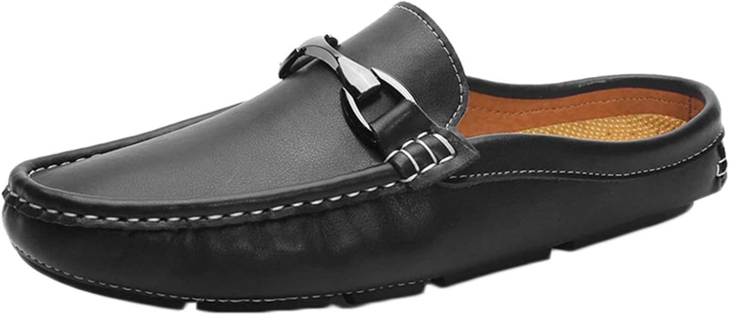 かかとなし 本革 ビジネススリッパ モカシン メンズ 男靴 ドライビングシューズ レザー 革靴 スリッポン ローファー 紳士靴 春夏秋冬 シンプル 防水 学生 通勤 快適 就職 冠婚葬祭 運転 ホワイ